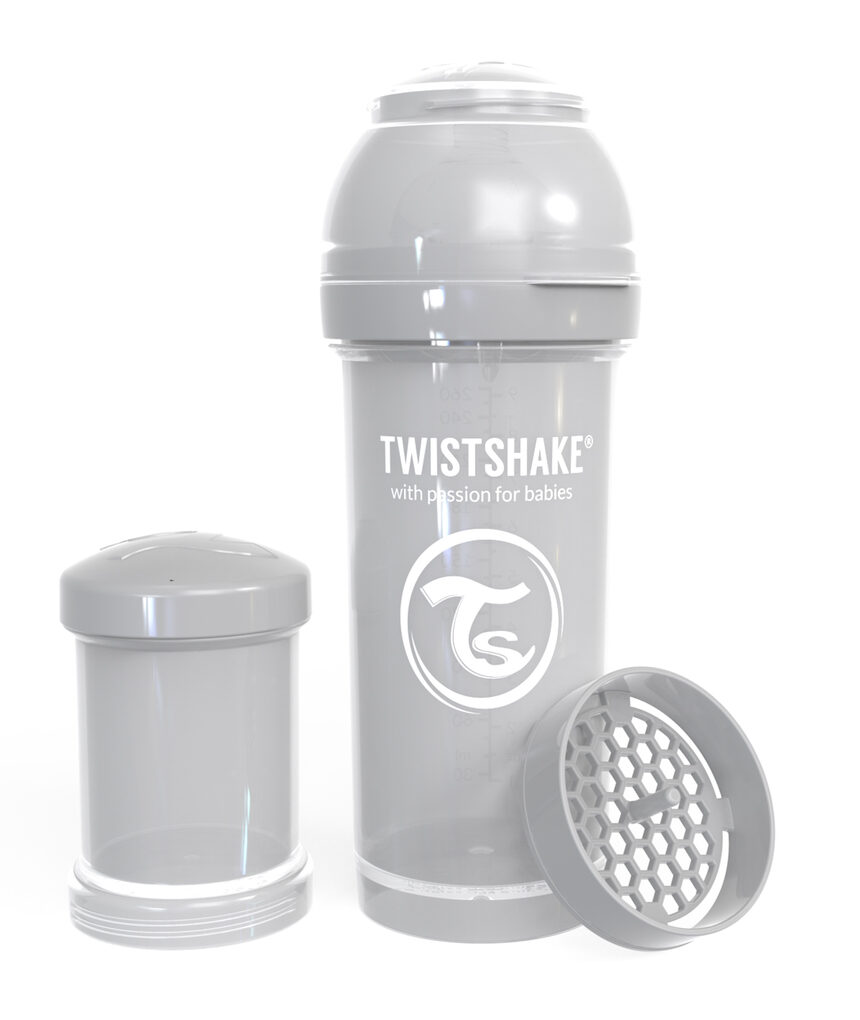 Twistshake μπιμπερό κατά των κολικών 260ml pastel grey - Twistshake