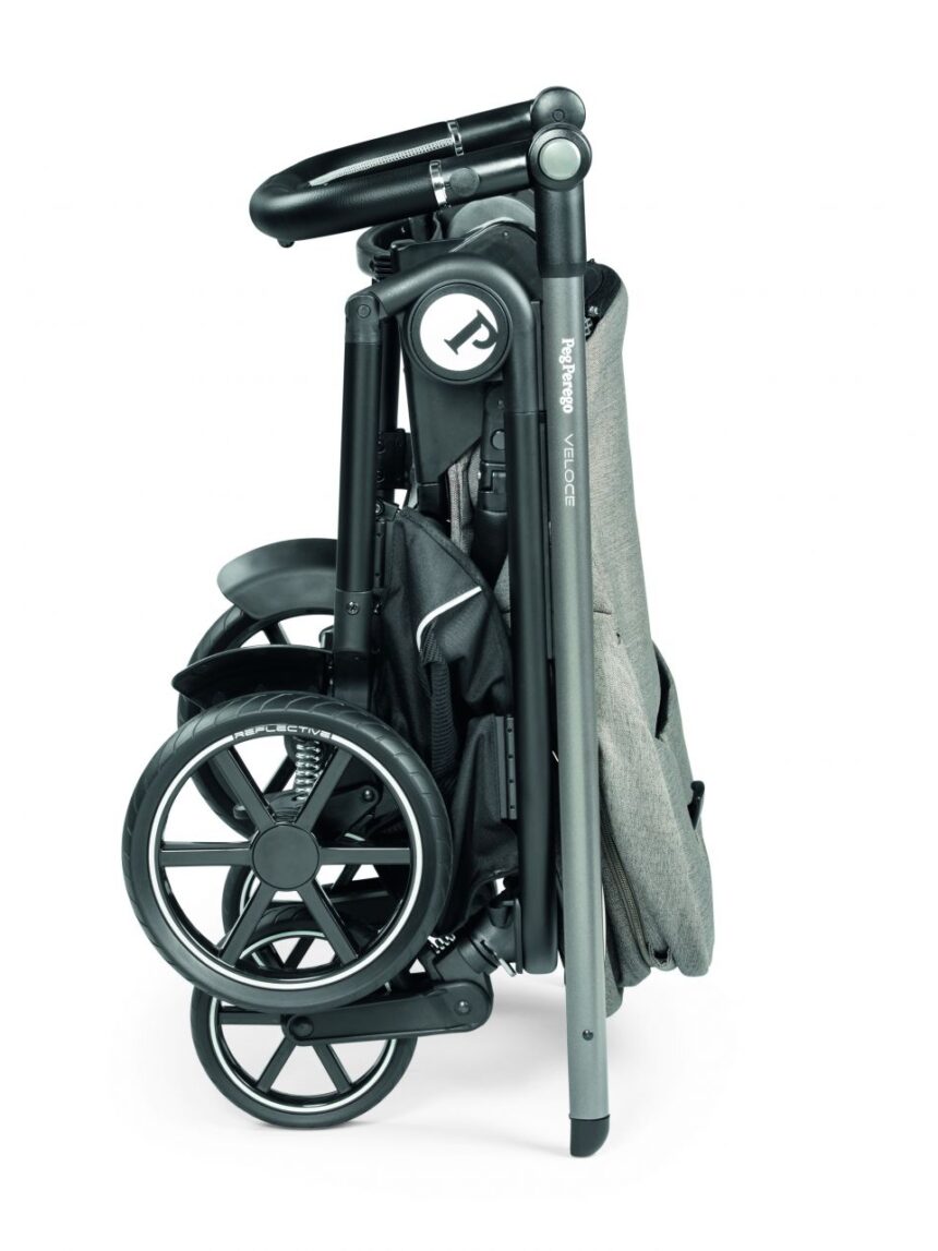 Peg perego πολυκαρότσι veloce lounge modular 3 in 1 city grey - Peg-Pérego