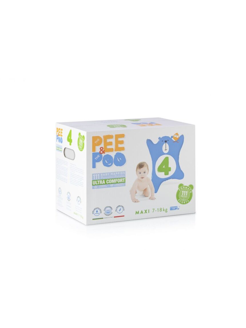 Pee&poo – πάνες μέγεθος jumbo maxi 111 τμχ - The Pee & The Poo