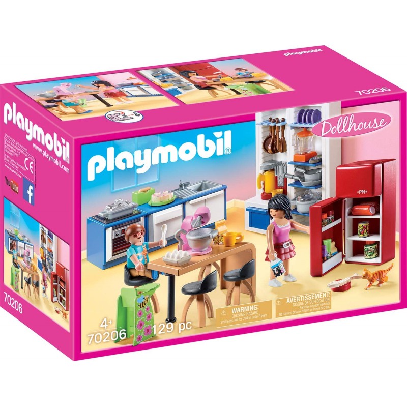 Playmobil κουζίνα κουκλόσπιτο 70206 - Playmobil, Playmobil Dollhouse