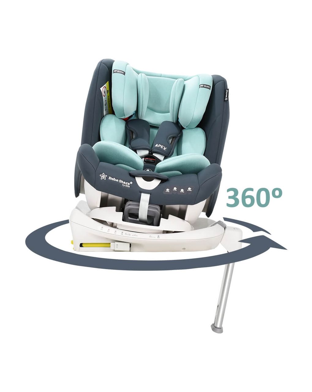 Bebe stars κάθισμα αυτοκινήτου apex 360° isofix mint - Bebe Stars