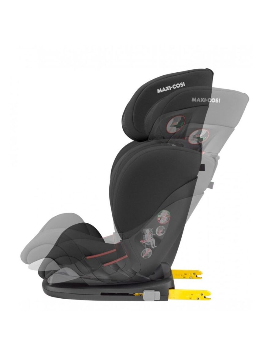 Maxi cosi κάθισμα αυτοκινήτου rodi fix air protect authentic black - Maxi-Cosi