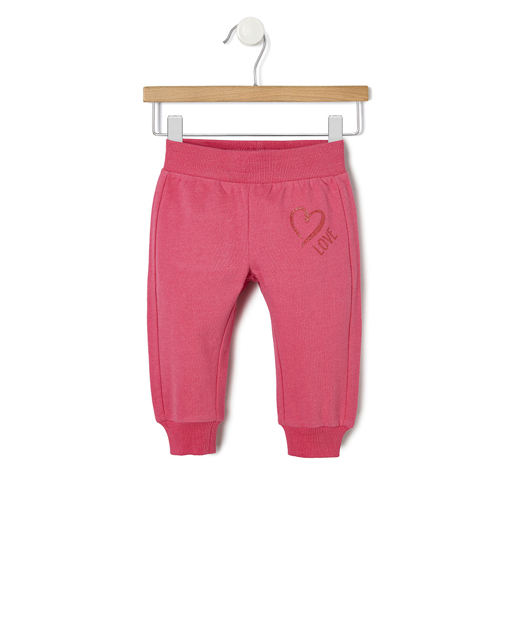 παντελόνι φούτερ ροζ για κορίτσι - Prénatal