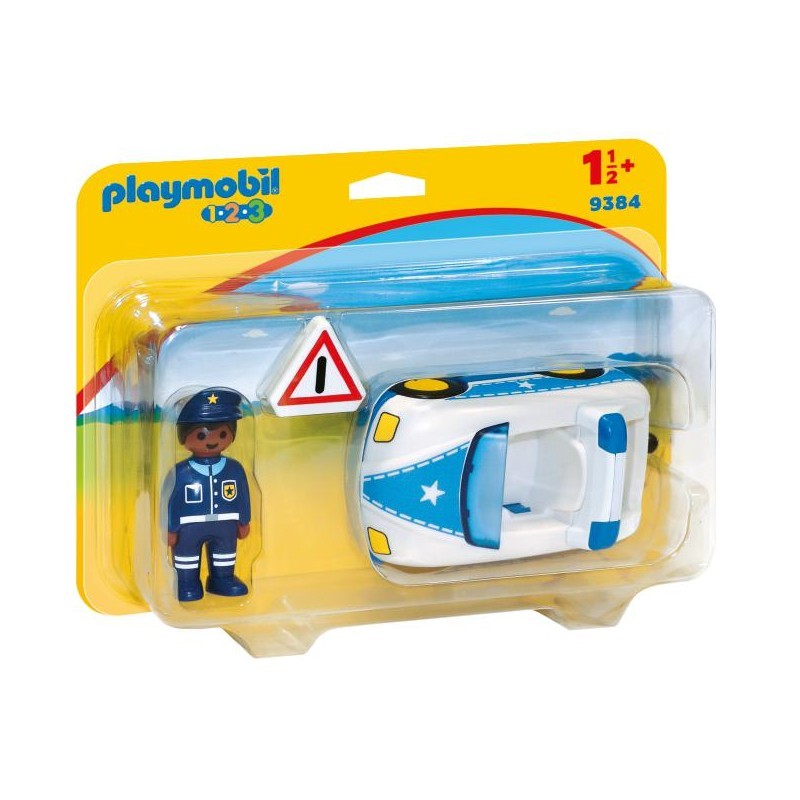 Playmobil 1.2.3 περιπολικό αστυνομίας 9384 - Playmobil, Playmobil 1.2.3