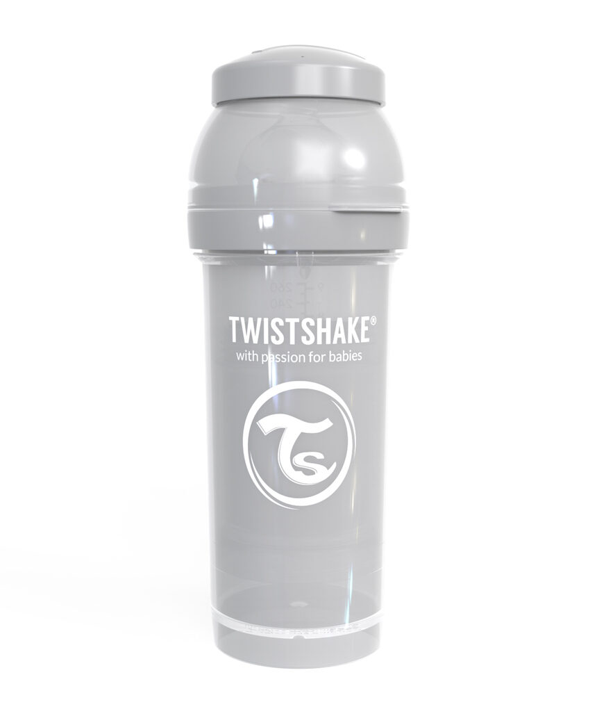 Twistshake μπιμπερό κατά των κολικών 260ml pastel grey - Twistshake