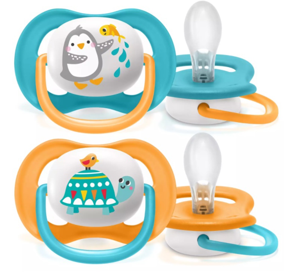 Avent πιπίλες ultra air pacifier 6-18μ, σετ των 2