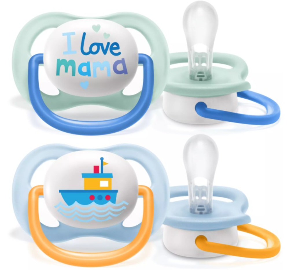 Avent πιπίλες ultra air pacifier καραβάκι 0-6μ, σετ των 2 - Philips Avent