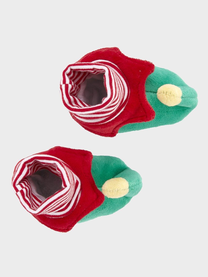 βρεφικά χριστουγεννιάτικα παπουτσάκια αγκαλιάς ξωτικό unisex - Prénatal