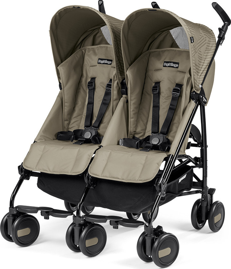 Peg perego ελαφρύ καρότσι διδύμων pliko mini twin beige - Peg-Pérego