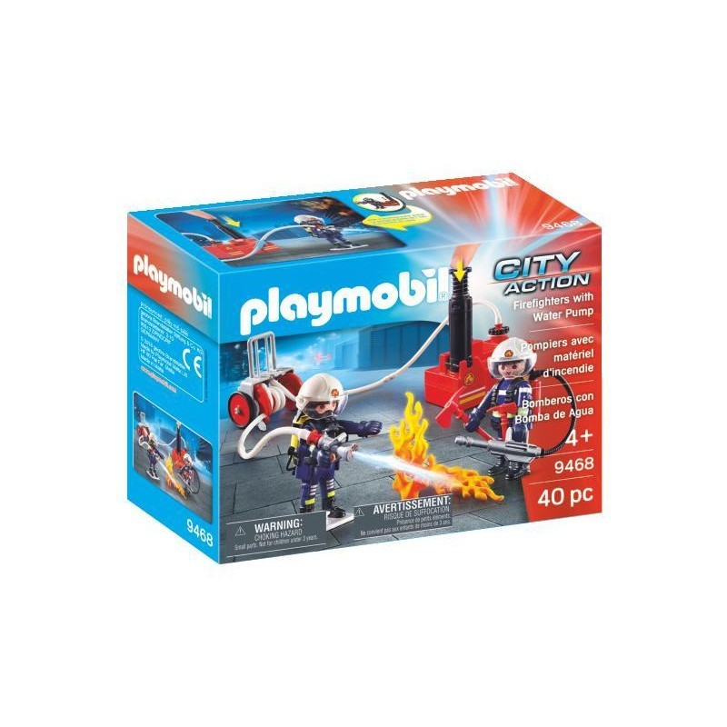 Playmobil πυροσβέστες με αντλία νερού 9468 - Playmobil, Playmobil City Action