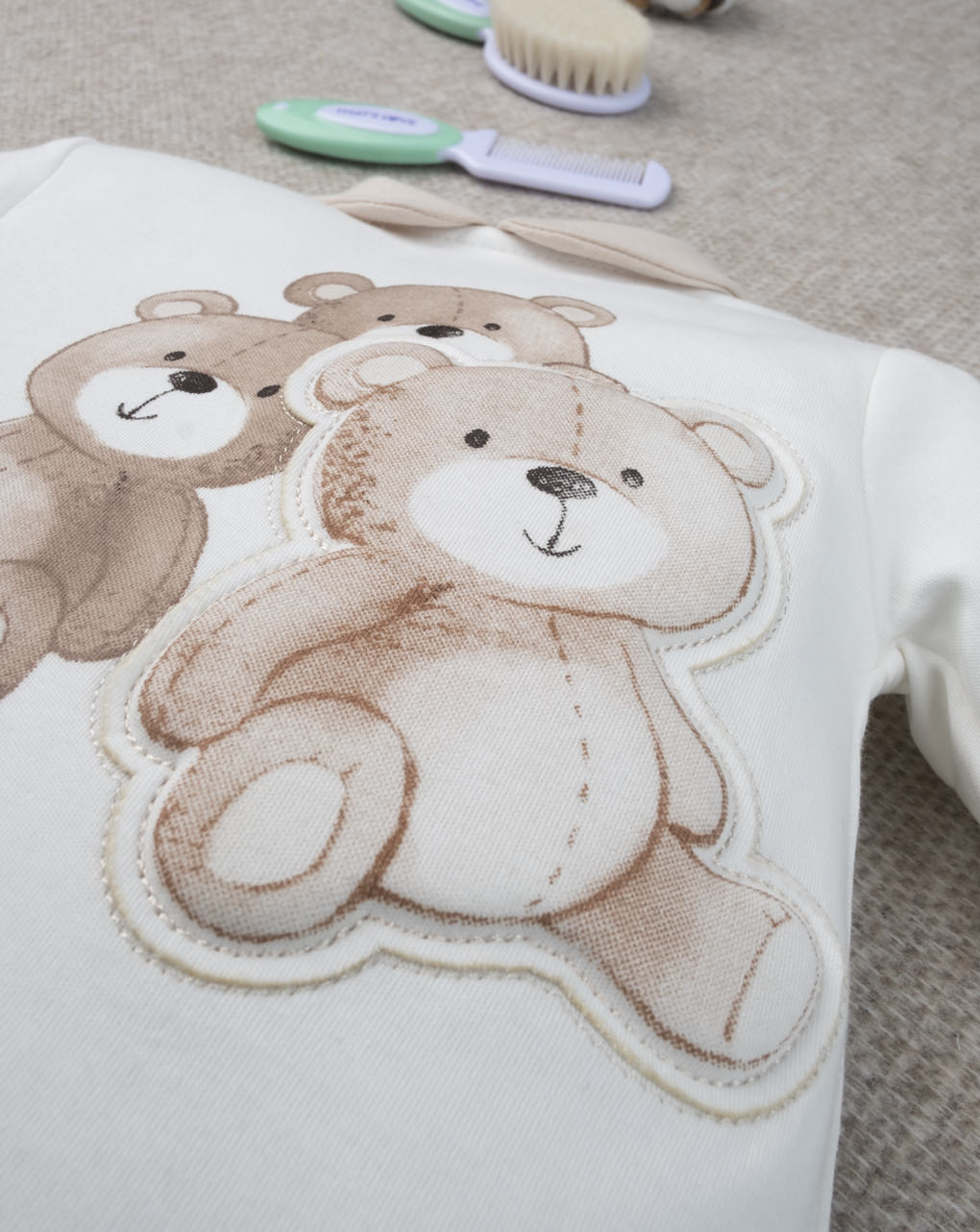 σετ μπλούζα και γκέτες βαμβακερό με αρκουδάκια για αγόρι - Prénatal