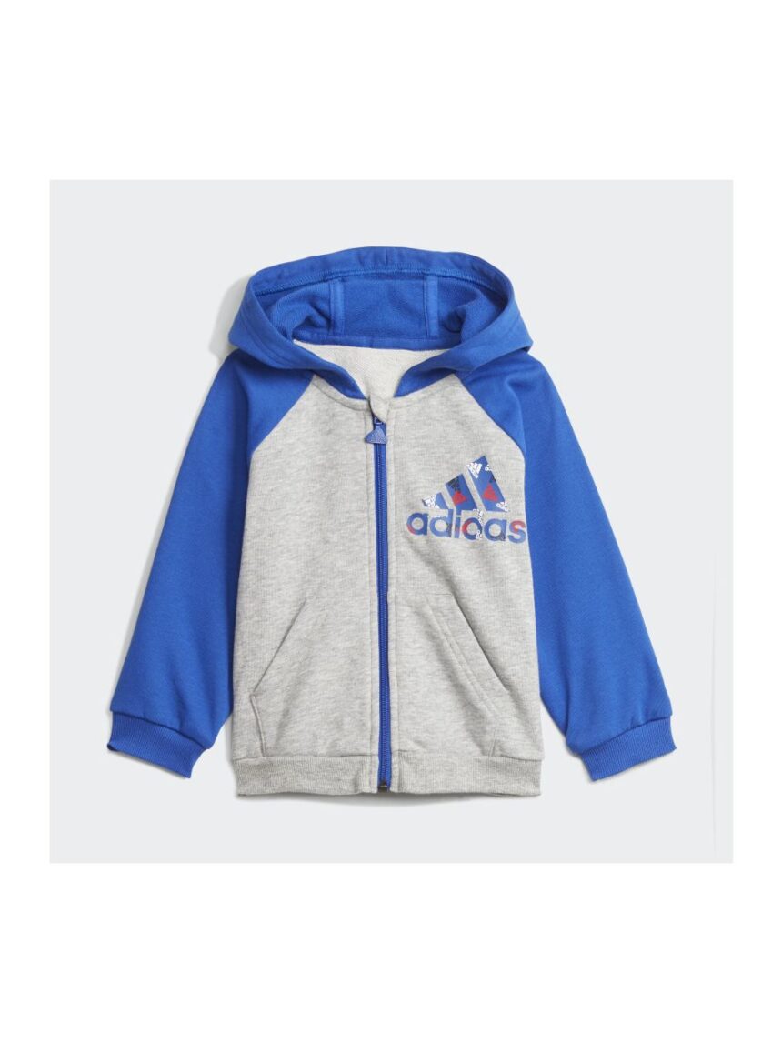 Adidas σετ φόρμας badge of sport full μπλε για αγόρι h28829 - Adidas