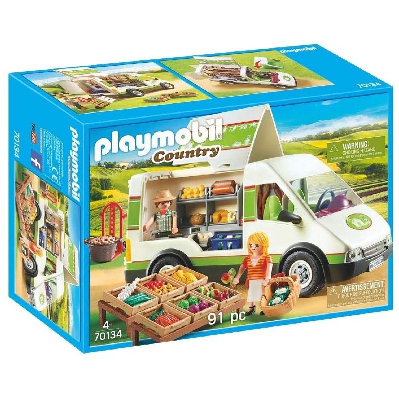 Playmobil country toy mobile farmers market van 70134 - Playmobil, Playmobil Country