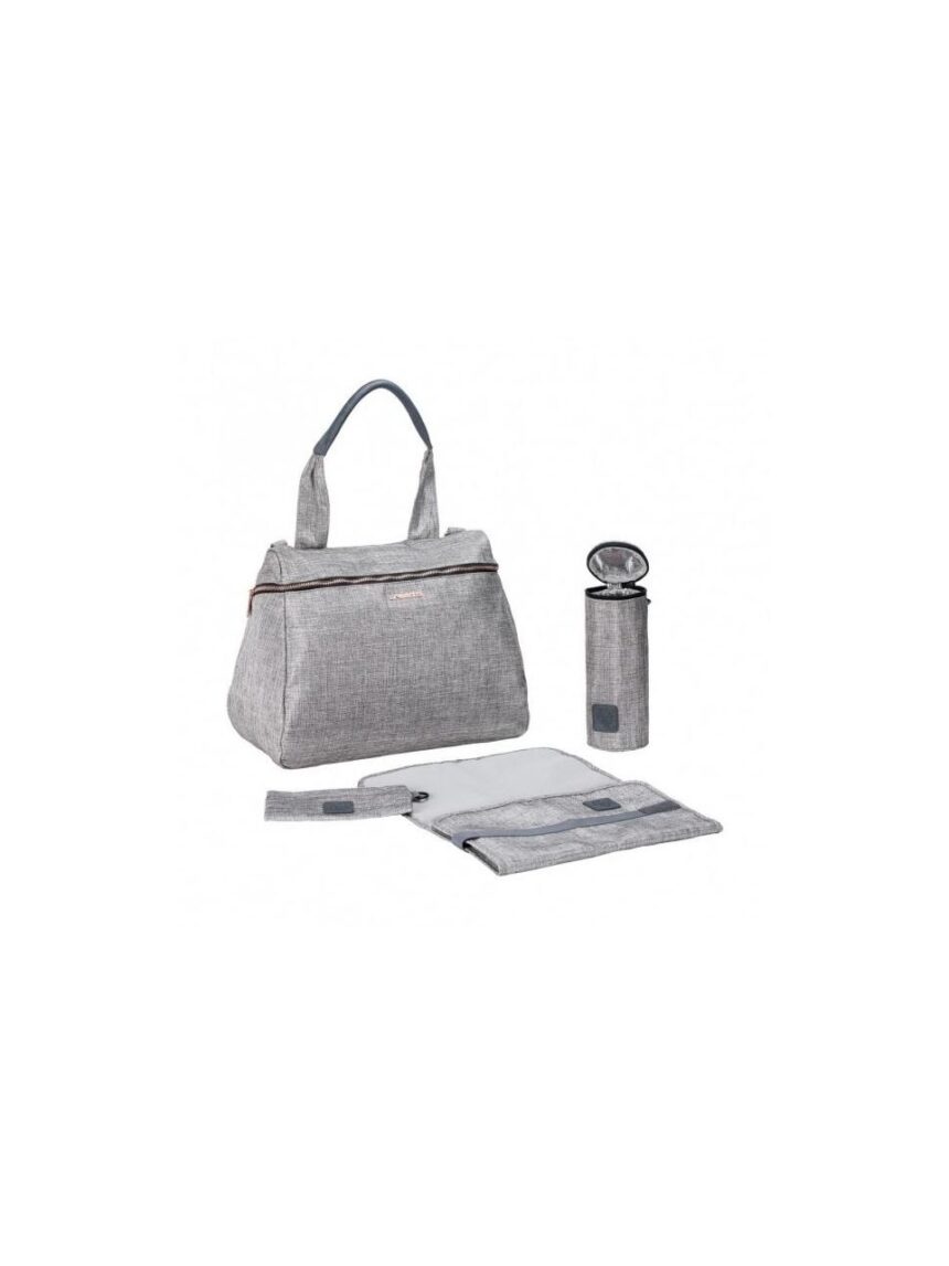 Laessig τσάντα αλλαξιέρα glam rosie bag - anthracite glitter - Lässig