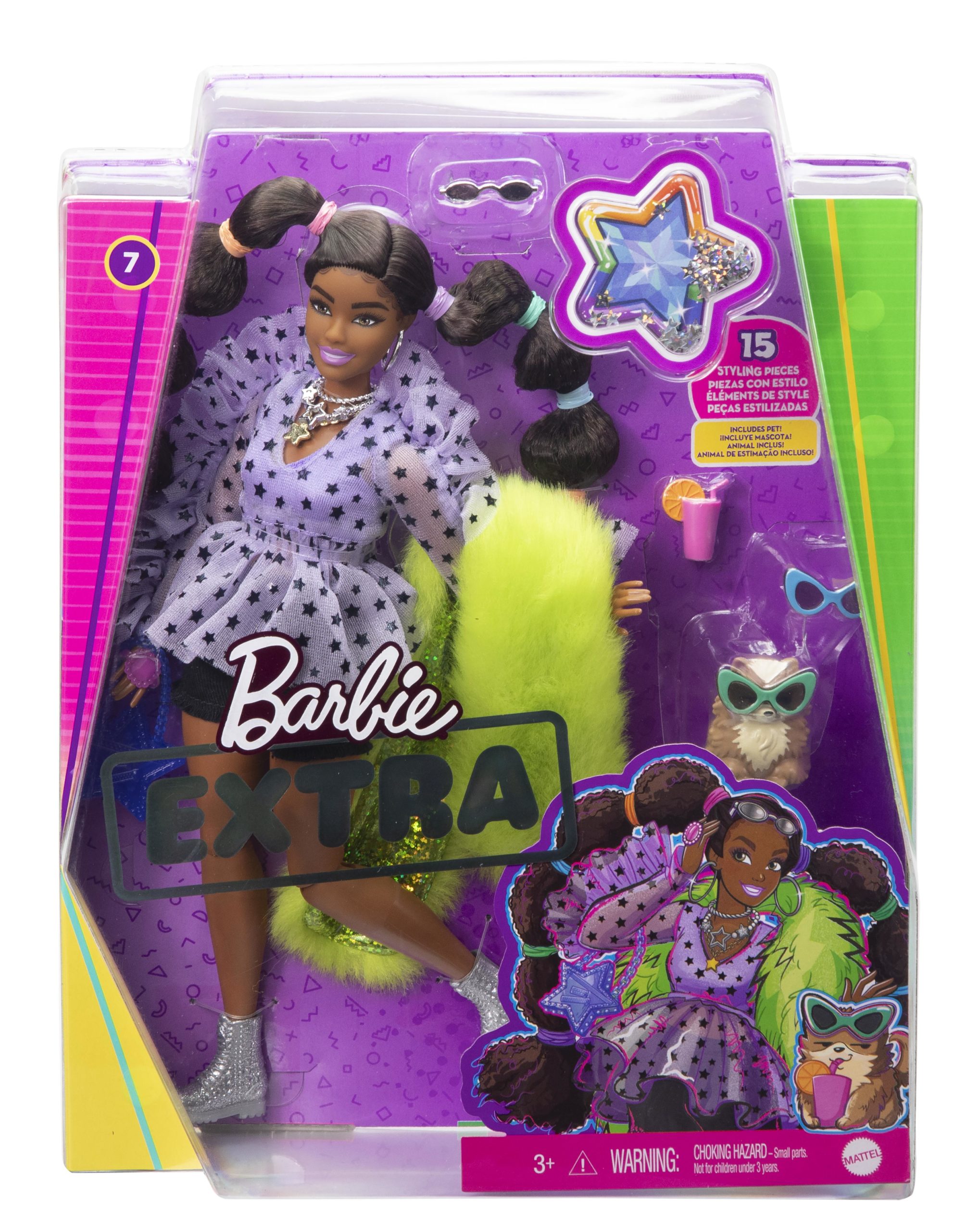 Barbie extra - bobble hair 7 gxf10 - BARBIE