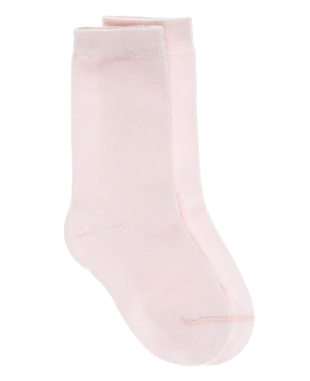 κάλτσες βαμβακερές πακέτο χ2 ροζ - λευκές για κορίτσι - Prénatal