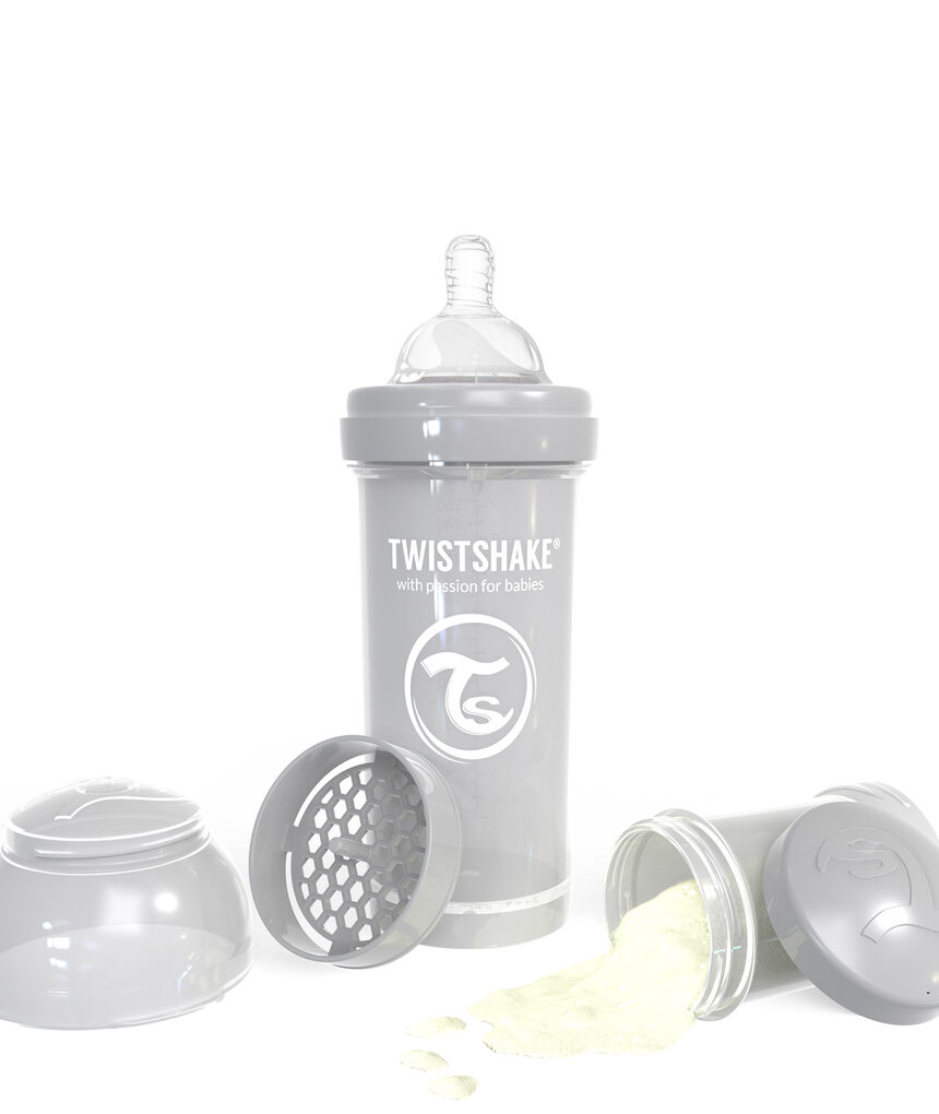 Twistshake μπιμπερό κατά των κολικών 260ml pastel grey - Twistshake