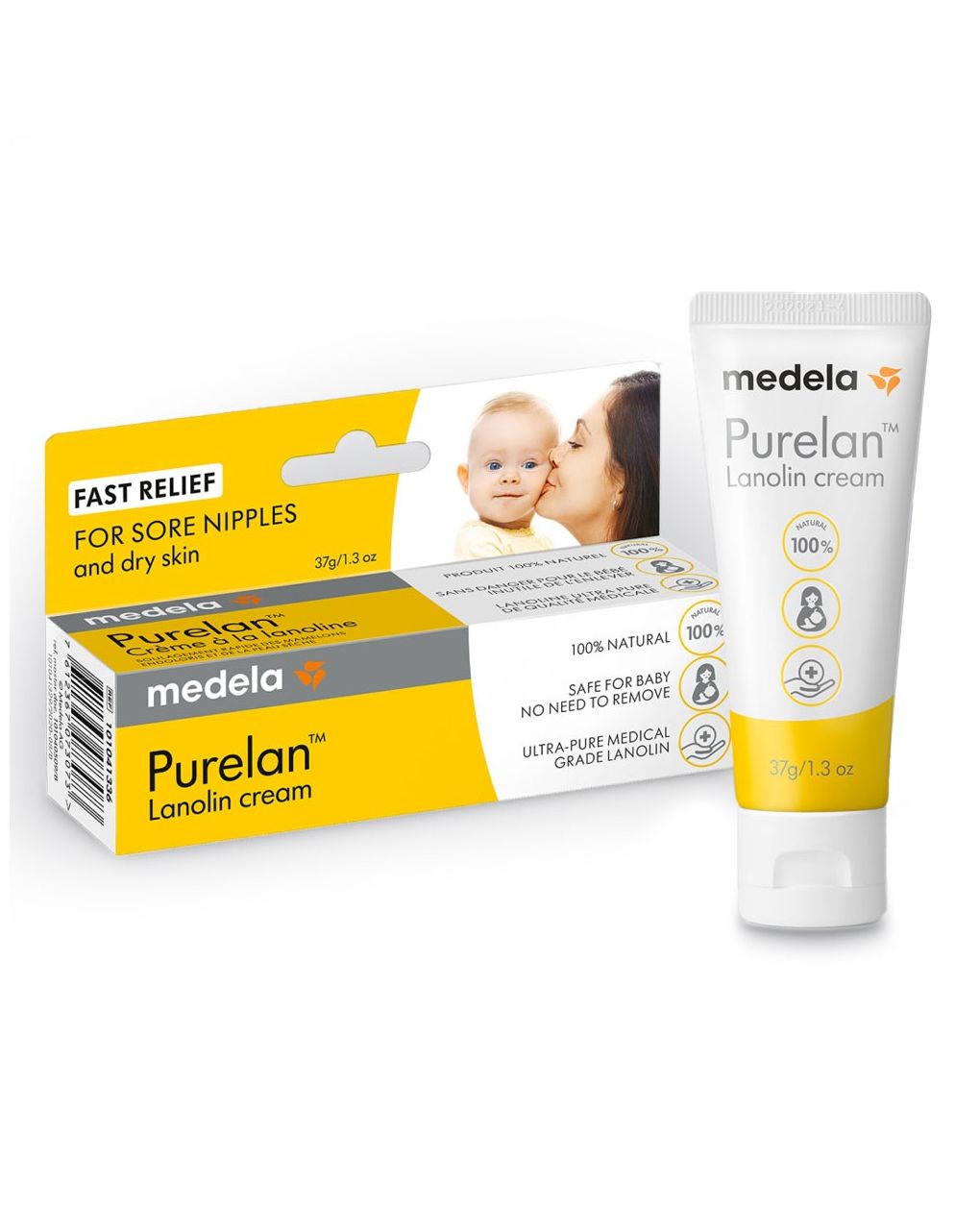 Medela κρέμα θηλών με λανολίνη purelan 37gr