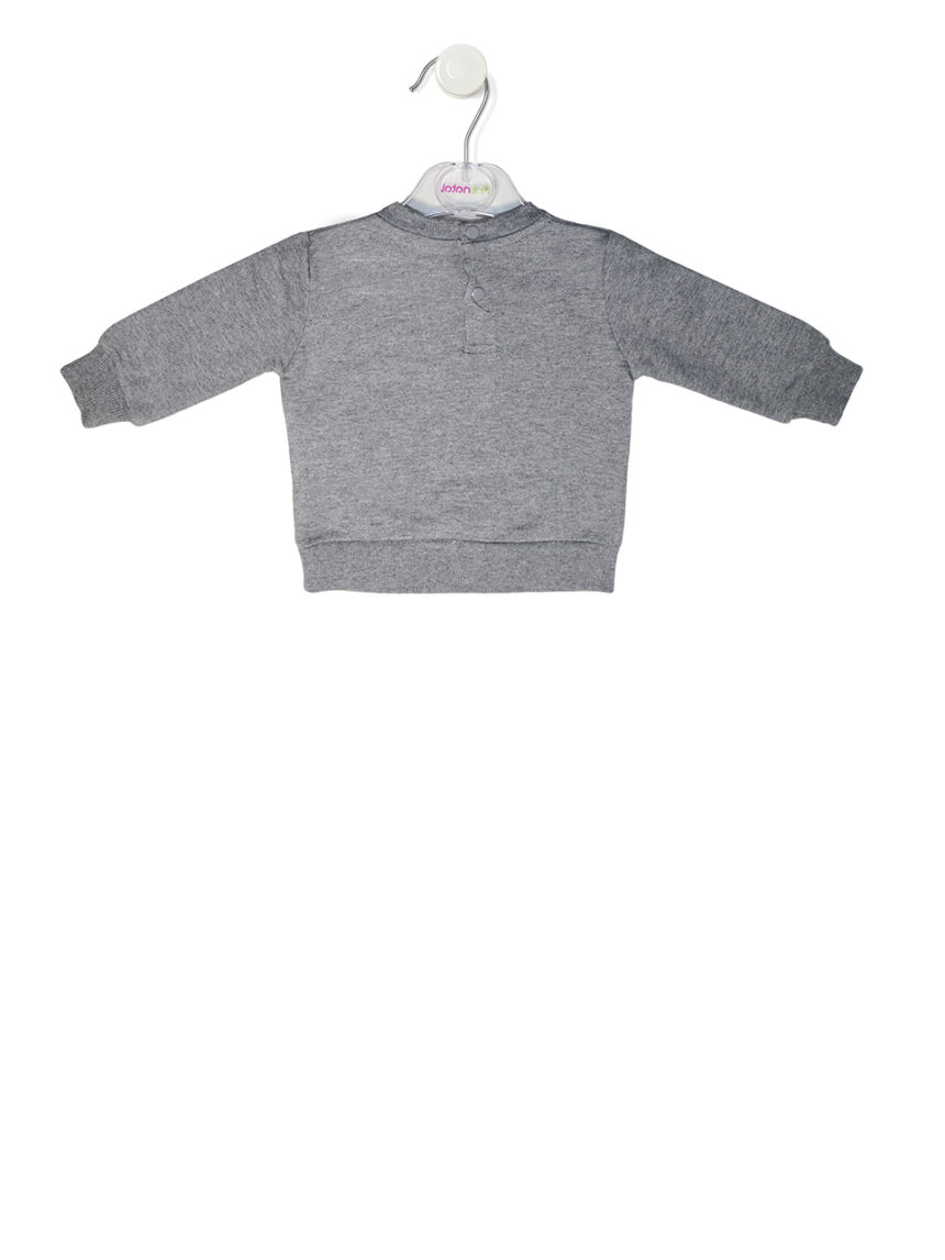 μπλούζα φούτερ mickey mouse γκρι για αγόρι - Prénatal