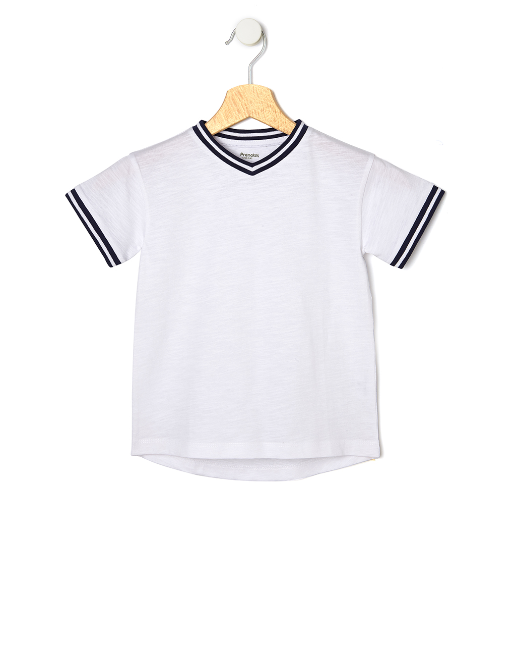 T-shirt basic λευκό για αγόρι - Prénatal