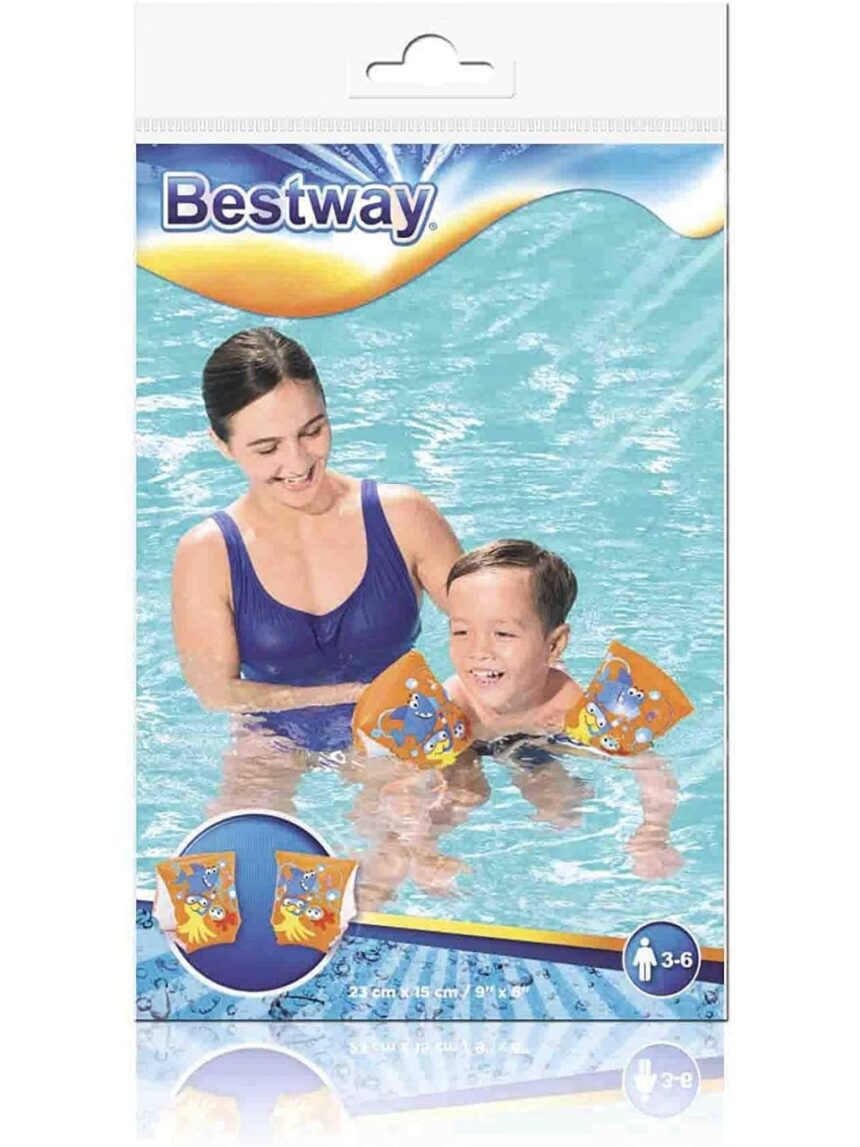 Bestway μπρατσάκια ψαράκια φίλοι 23 x 15cm bst32043 - Bestway