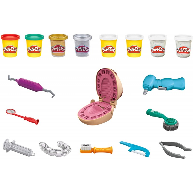 Play-doh drill n fill dentist οδοντίατρος f1259 - Play-Doh