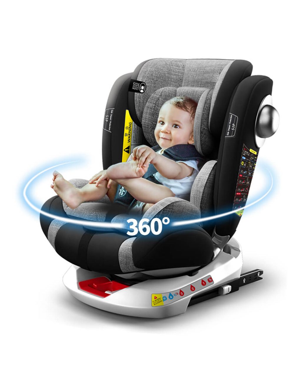 Bebe stars κάθισμα αυτοκινήτου macan isofix 360° grey - Bebe Stars