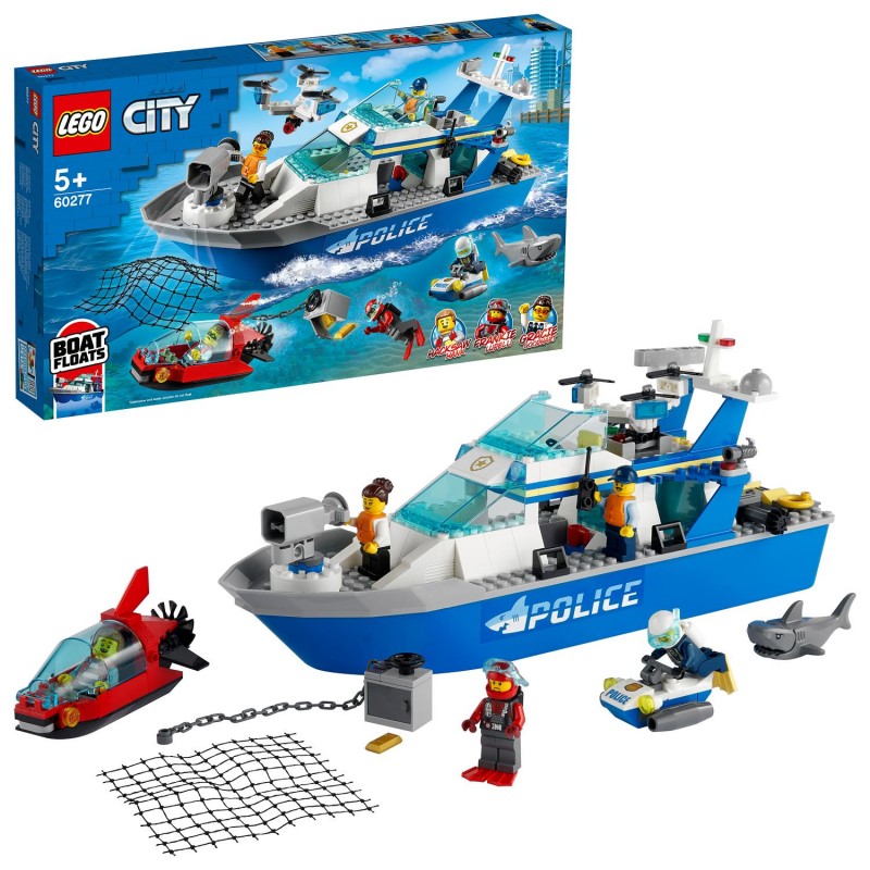 Lego city police patrol boat 60277 - Lego, Lego City