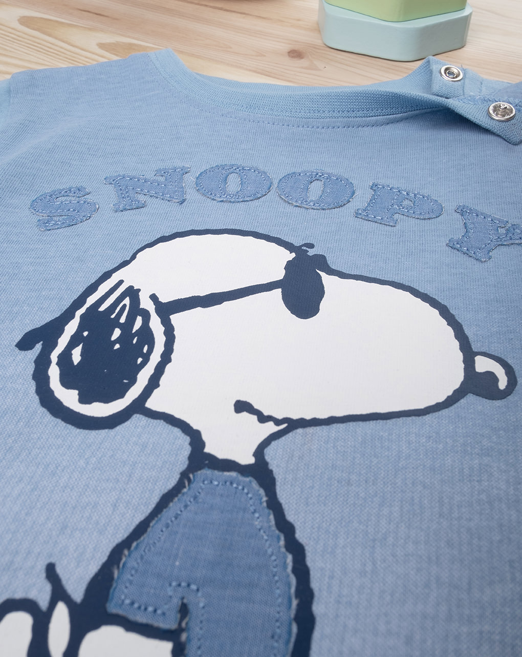 T-shirt μπλε με τον snoopy για αγόρι - Prénatal