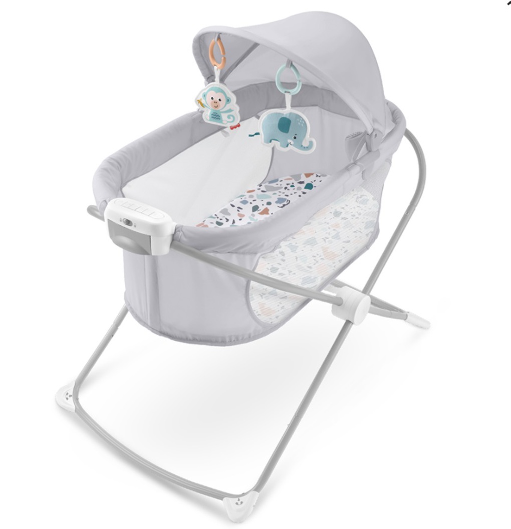 Fisher price λίκνο soothing lights fold flat bassinet - Fisher-Price