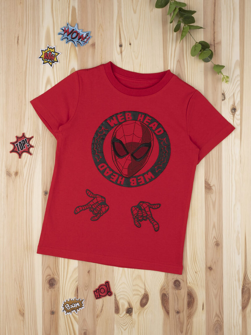 παιδικό t-shirt κόκκινο με τον spiderman για αγόρι - Prénatal