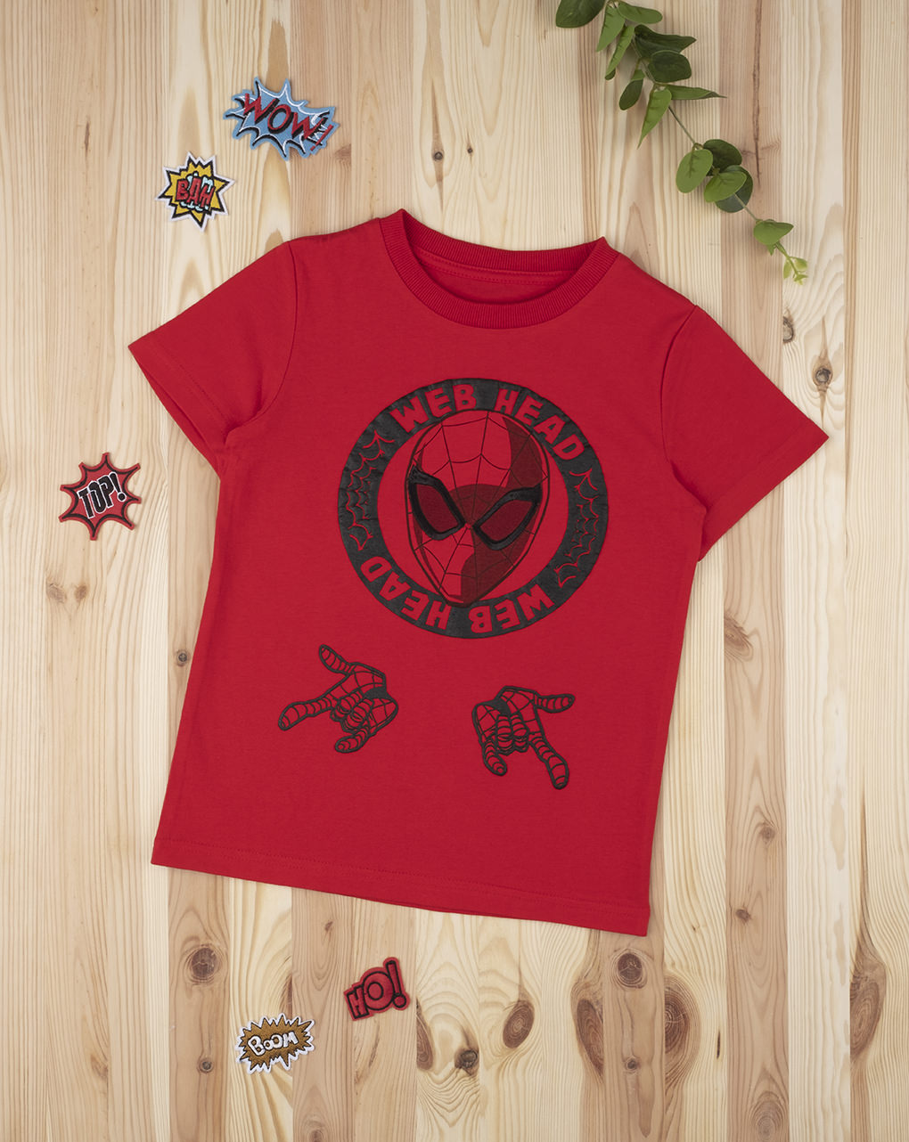 παιδικό t-shirt κόκκινο με τον spiderman για αγόρι - Prénatal