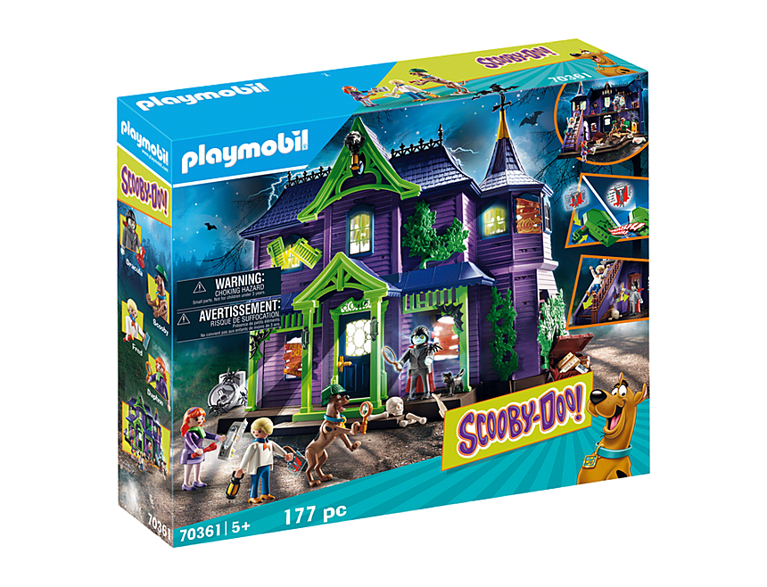 Playmobil scooby-doo  περιπέτεια στο στοιχειωμένο σπίτι 70361 - Playmobil, Playmobil Scooby-Doo