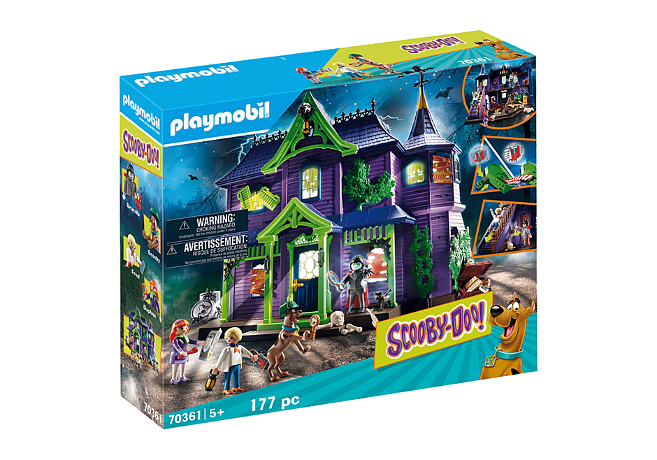 Playmobil scooby-doo  περιπέτεια στο στοιχειωμένο σπίτι 70361 - Playmobil, Playmobil Scooby-Doo