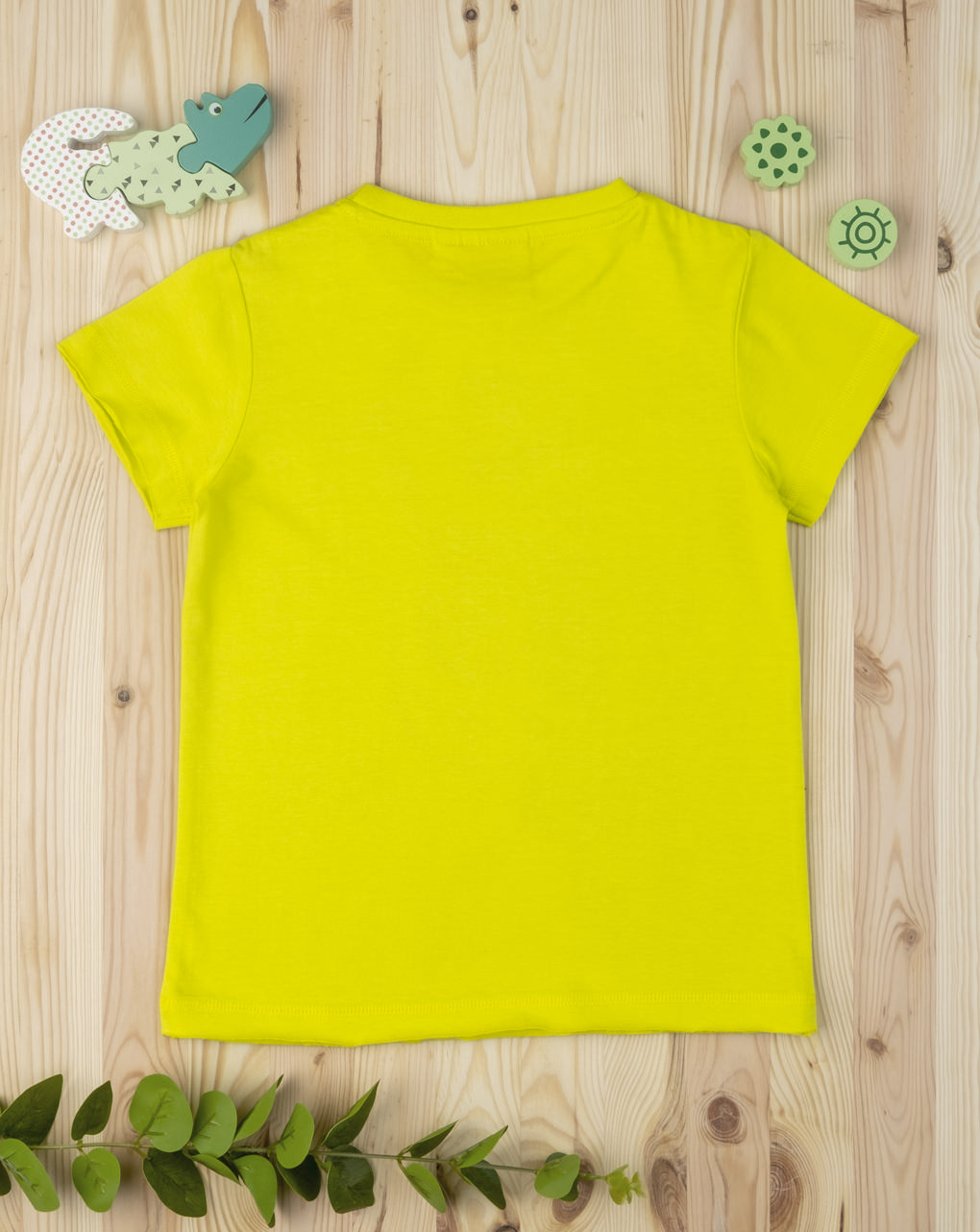 T-shirt βαμβακερό lime jurassic για αγόρι - Prénatal