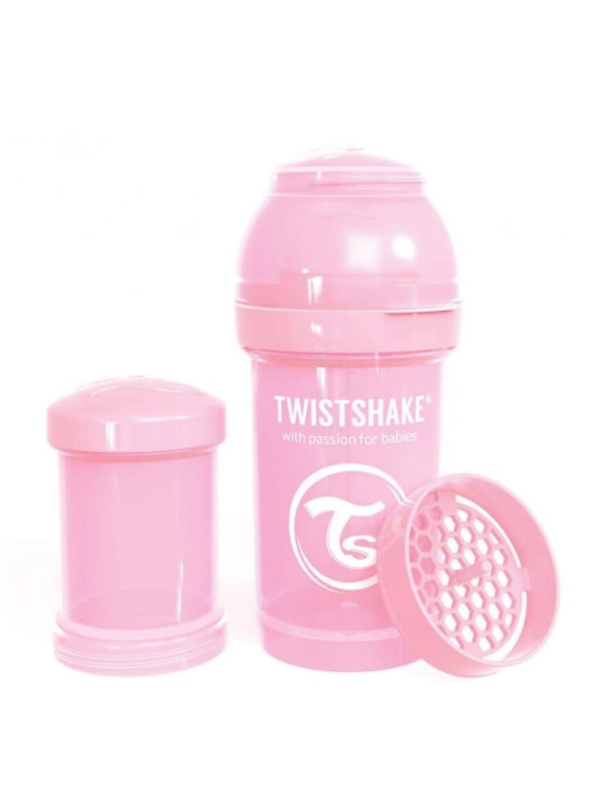 Twistshake μπιμπερό κατά των κολικών 180 ml pastel pink - Twistshake