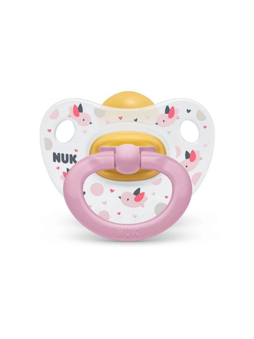 Nuk πιπίλα latex happy kids 6-18 μηνών 1 τεμ - Nuk