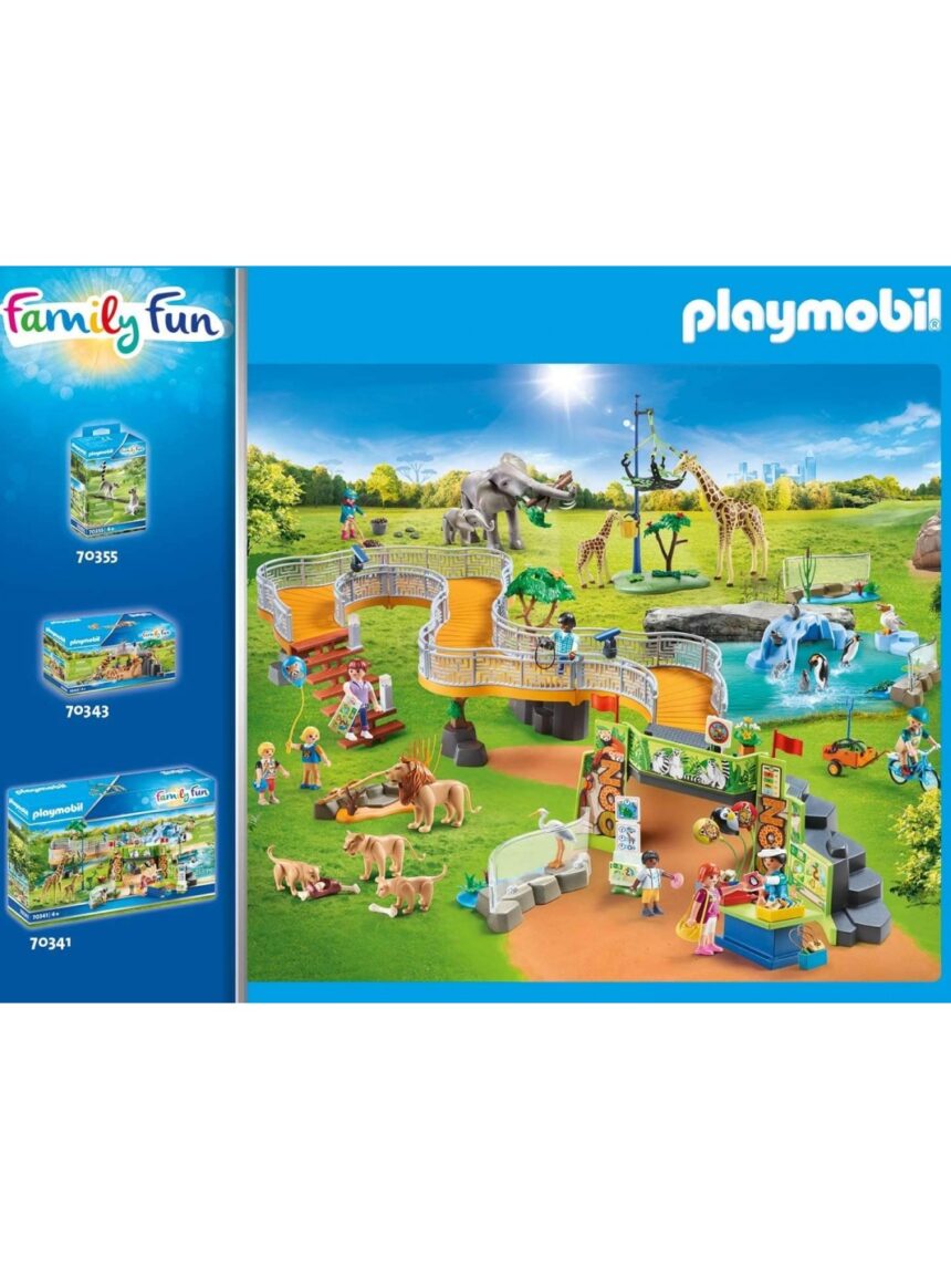Playmobil family fun επέκταση εξέδρας μεγάλου ζωολογικού κήπου 70348 - Playmobil, Playmobil Family Fun