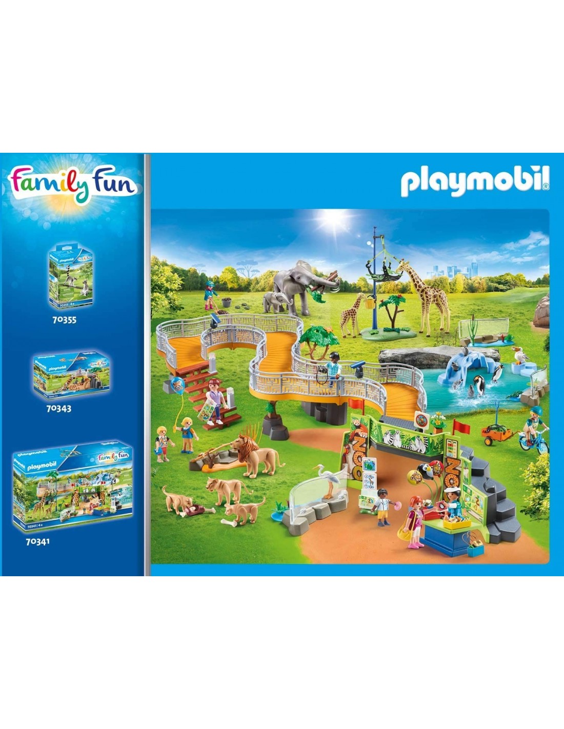 Playmobil family fun επέκταση εξέδρας μεγάλου ζωολογικού κήπου 70348 - Playmobil, Playmobil Family Fun