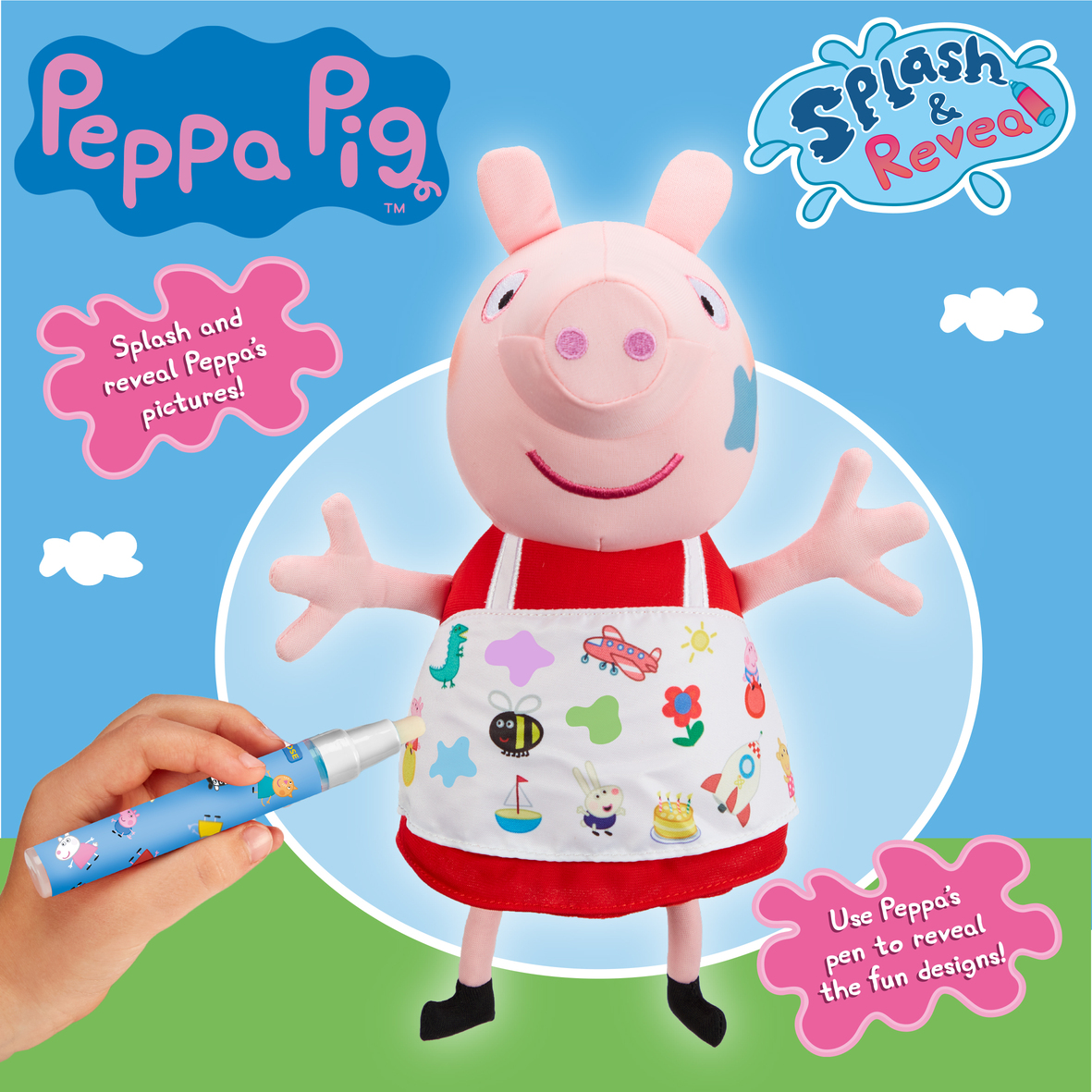 Peppa pig λούτρινο  πέππα μαγική ποδιά pp018000 - Peppa Pig