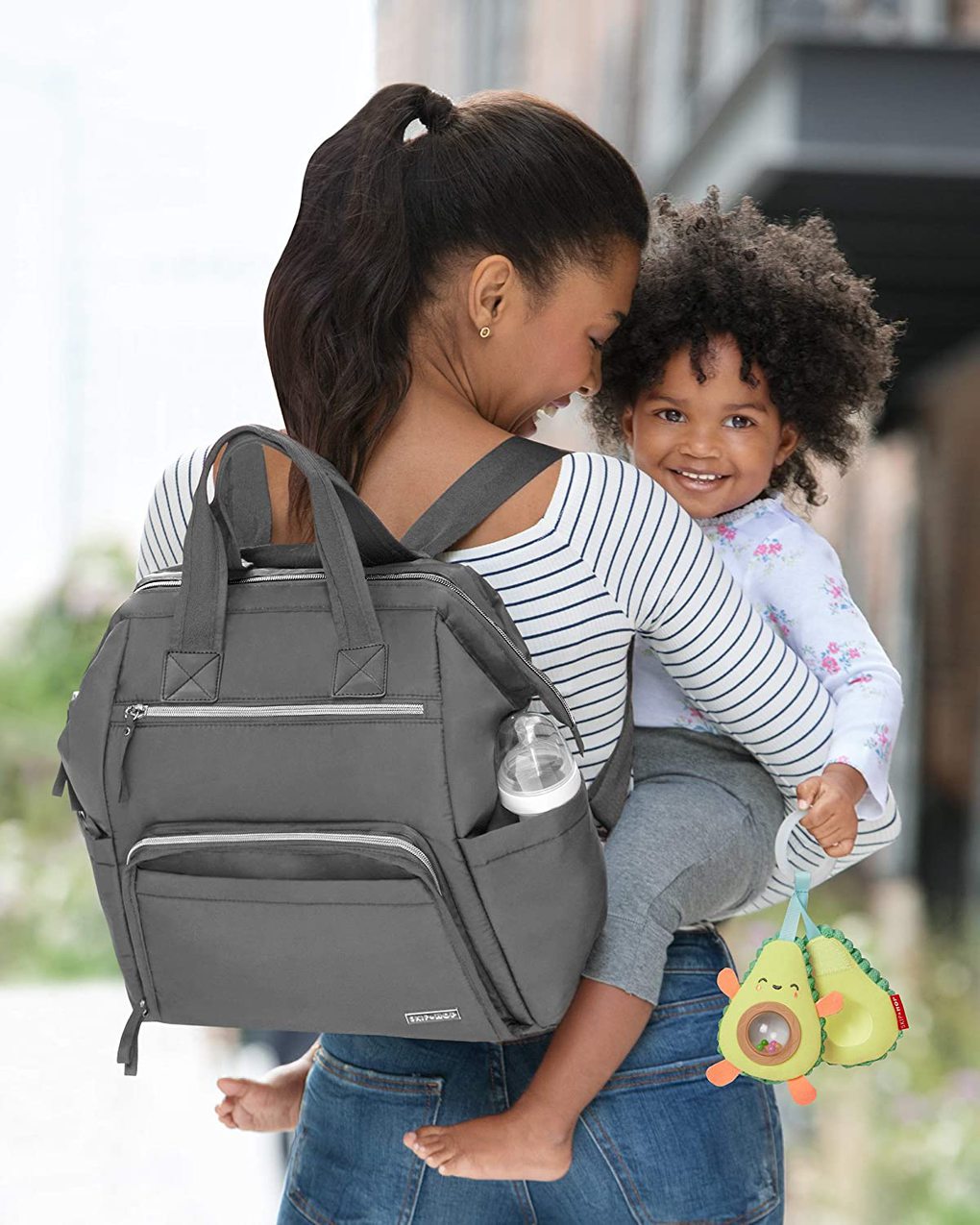 Skip hop τσάντα αλλαξιέρα mainframe diaper backpack charcoal - SKIP HOP