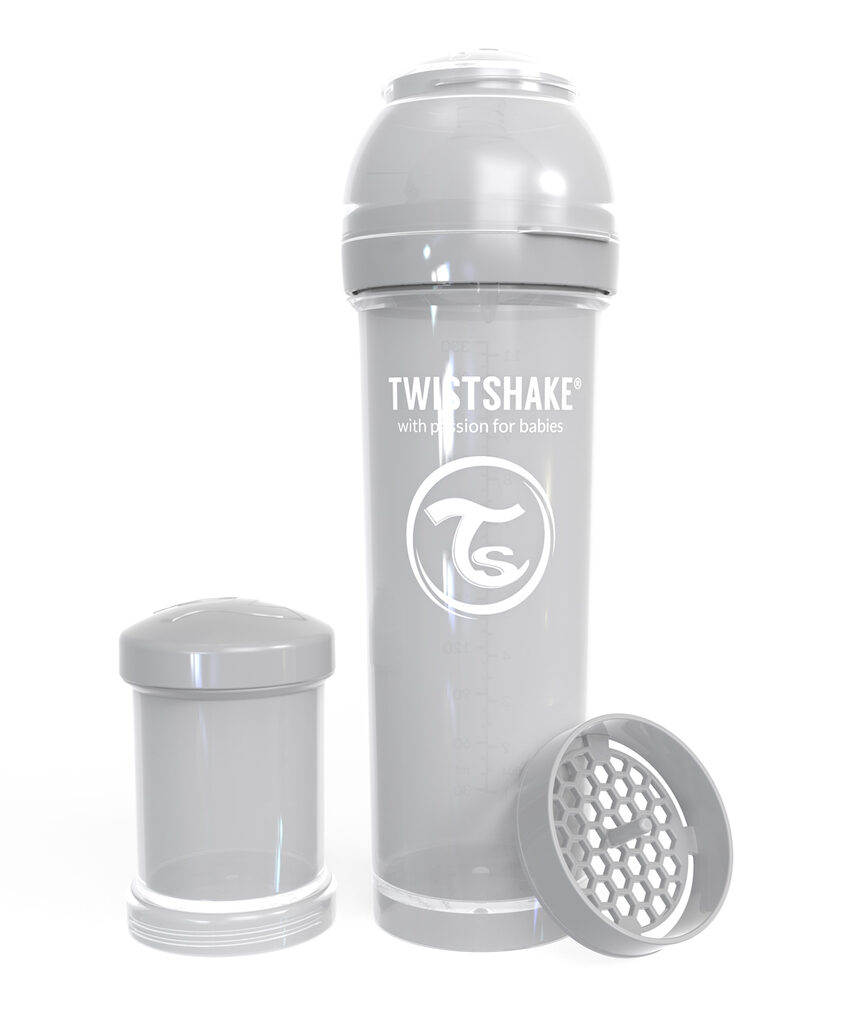 Twistshake μπιμπερό κατά των κολικών 330ml pastel grey - Twistshake