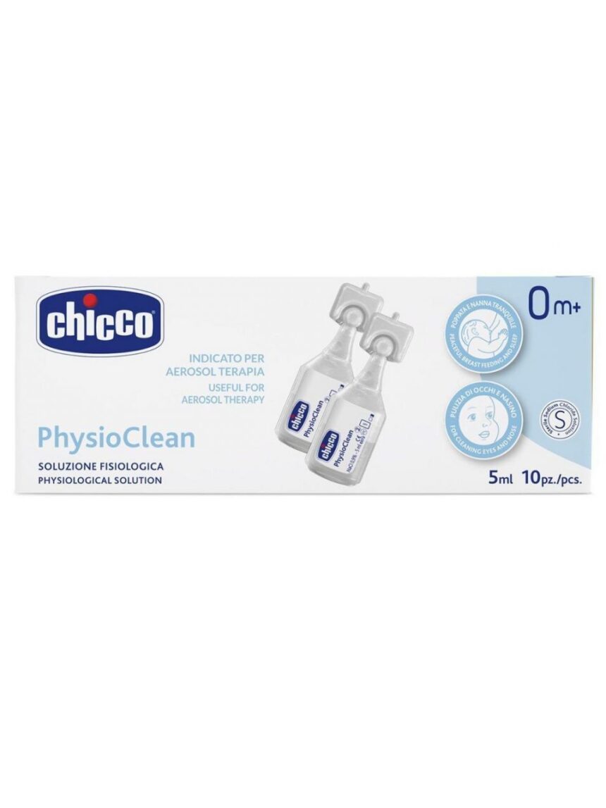 Chicco αμπούλες μύτης physioclean 5ml (10tmx) - Chicco