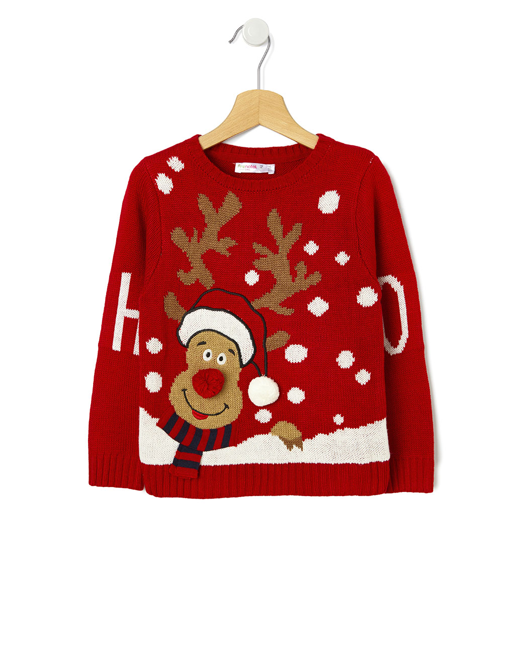παιδικό χριστουγεννιάτικο πουλόβερ με τάρανδο για αγόρι - Prénatal