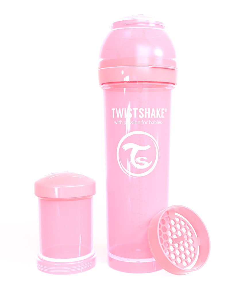 Twistshake μπιμπερό κατά των κολικών 330ml pastel pink - Twistshake