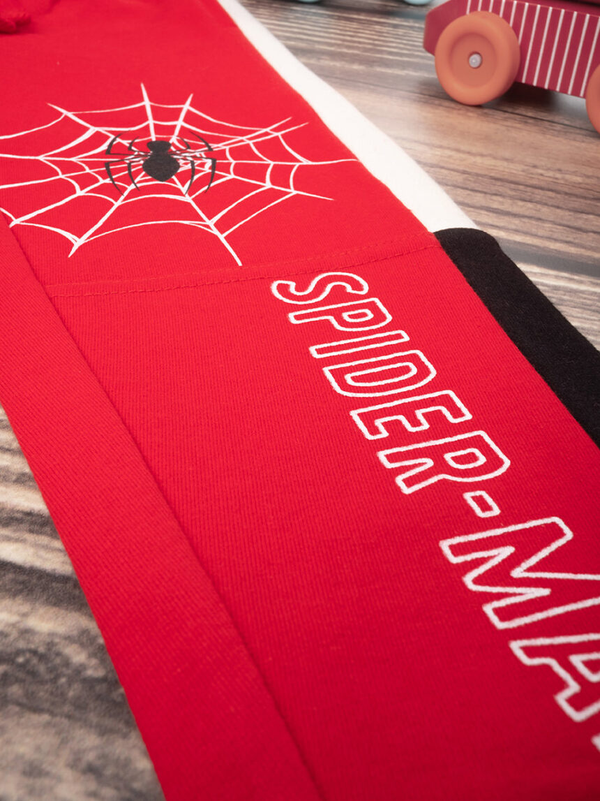 παιδικό παντελόνι φόρμας με τον spiderman κόκκινο για αγόρι - Prénatal