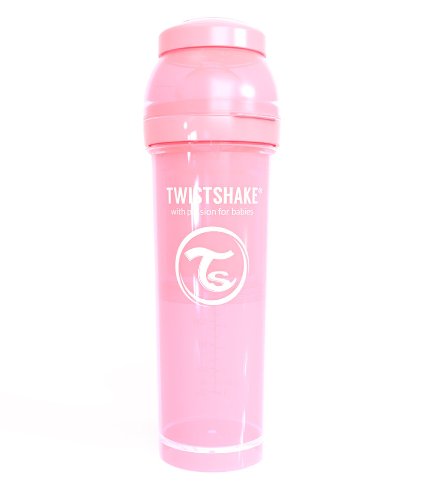 Twistshake μπιμπερό κατά των κολικών 330ml pastel pink - Twistshake