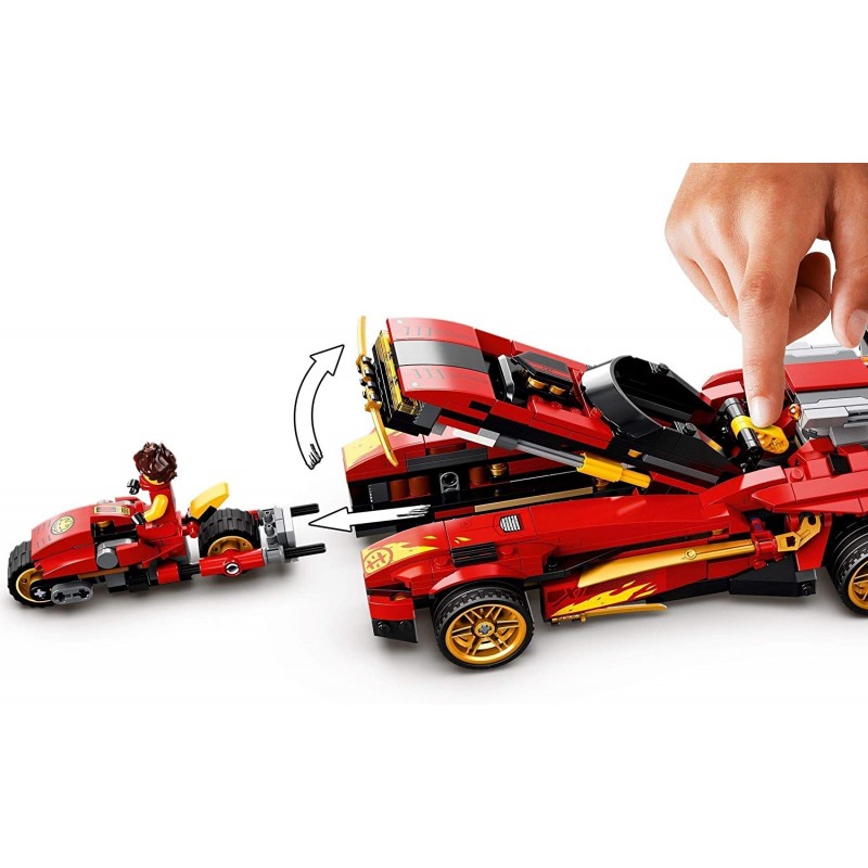 Lego ninjago legacy x-1 ninja charger ninja car εφόρμηση x-1 νίντζα 71737 - Lego, Lego Ninjago