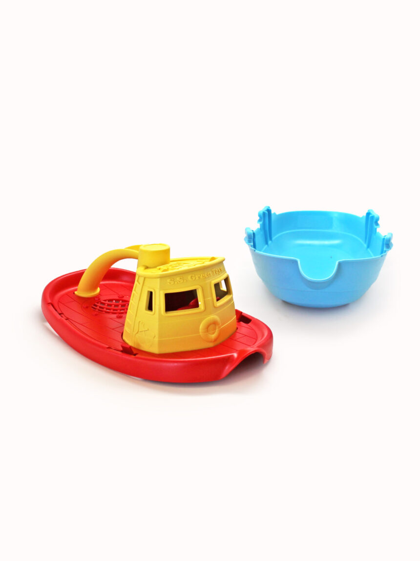 Green toys: ρυμουλκό πλοίο κίτρινο tug01r-y - Green Toys