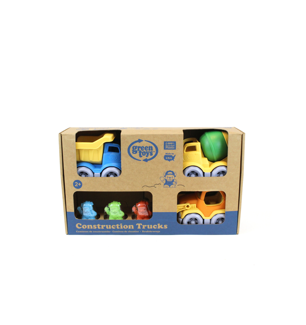 Green toys: κατασκευαστικά οχήματα σετ 3 τεμαχίων cst3-1209 - Green Toys